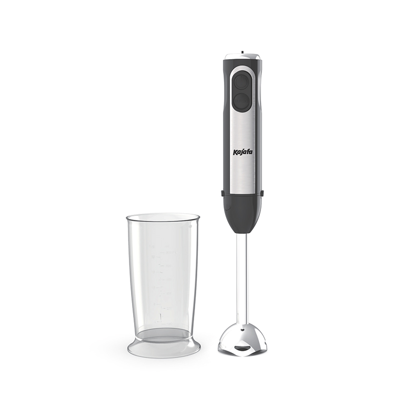 HB818B1 stavmixer med 600 ml bägare - Kraftfull 500W - 2 hastigheter och turboinställningar - Rostfritt stålblad av livsmedelskvalitet 304 - Ergonomiskt stickhandtag - BPA-fritt