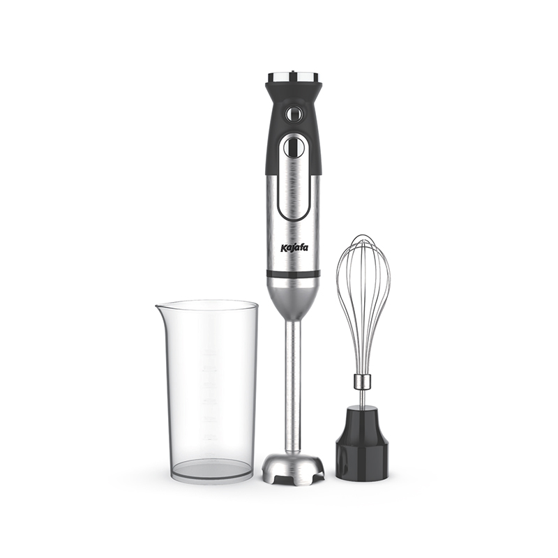 HB835BC stavmixer, 3-i-1 stavmixersats, 1000W ergonomisk stavmixer, rostfri stålmixer med turboknapp och 2 blad, 600 ml bägare, äggvisp, diskmaskinsäker, BPA-fri, svart