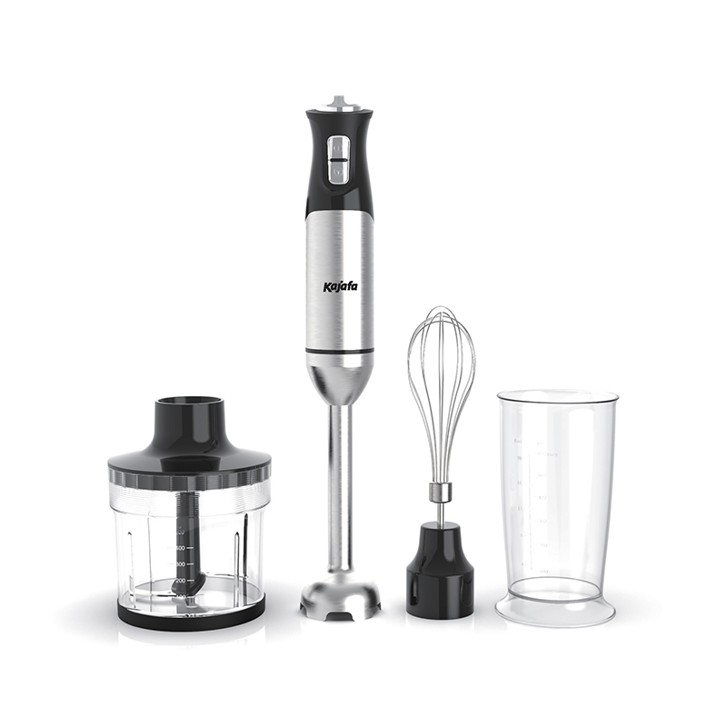 HB866BCE stavmixer elektrisk 4 i 1 1000 W matmixer med variabel hastighetskontroll, stavblandare med 500 ml hackare, 600 ml bägare, äggvisp för barnmat Grönsakskvarnsoppor Smoothies