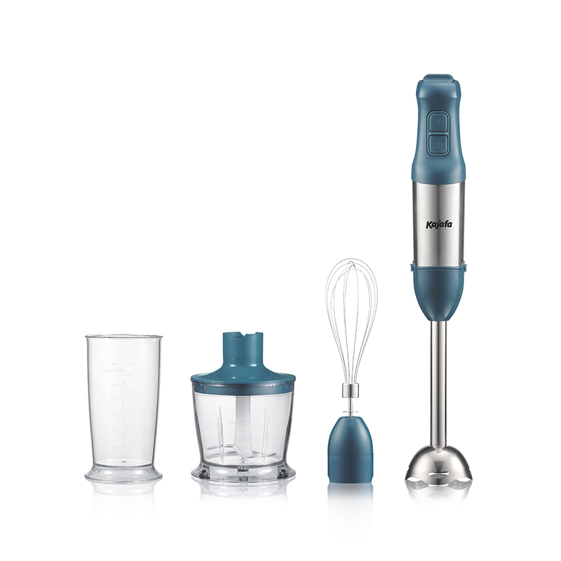 HB829BCE stavmixer 4-i-1 stavmixer, 8-hastighets elvisp Handhållen med 500 ml matberedare, 600 ml bägare, äggvisp för barnmat, juicer, såser och soppa 700W