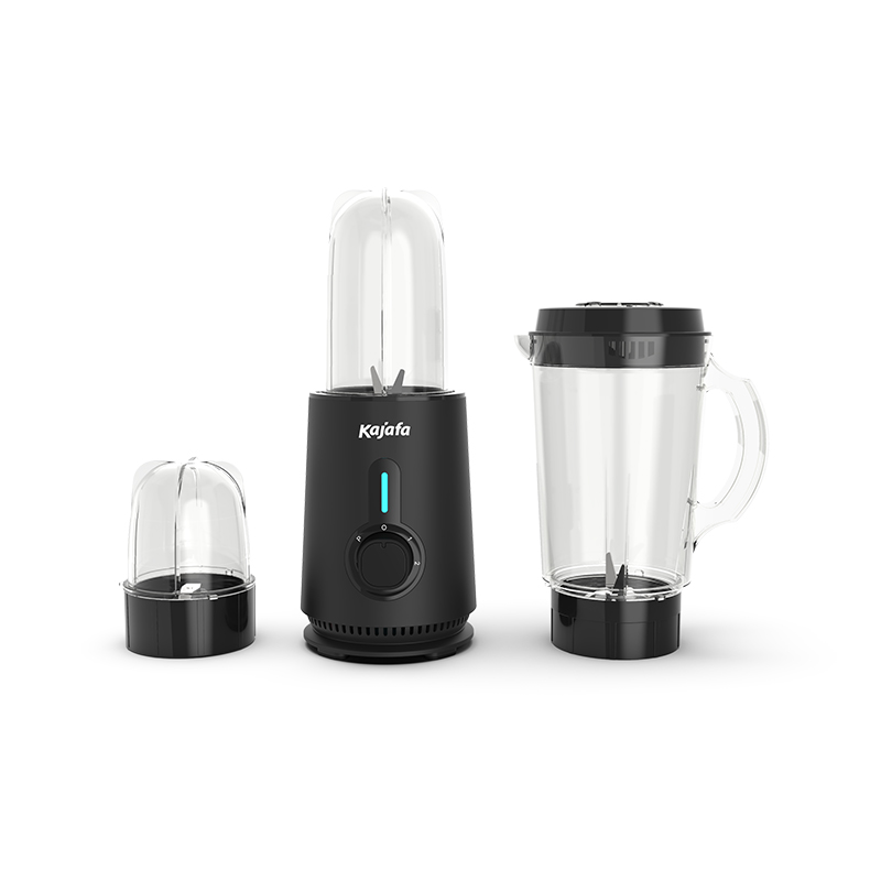 BL398ABD Essential 3 i 1 blad i rostfritt stål Kannmixer 1,0L med 500ML Smoothiebryggare och kaffekvarn