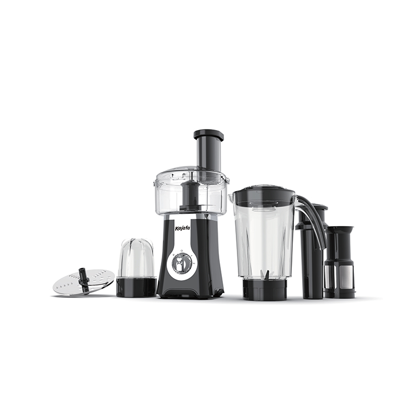 BL316ACE-3IN1 Multifunktionsskyddade blenders, smoothiemaskin med matberedare, skivare, strimla och kvarn, juicepressmaskin