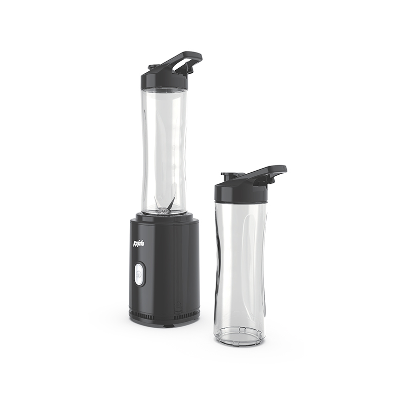 BL508B-P2 personlig mixer med teknologi, kraftfull smoothiemaskin, 250 W portabel minimixer för shakes och smoothies, enkelservad liten smoothieblender med BPA-fria 20 oz reseflaskor