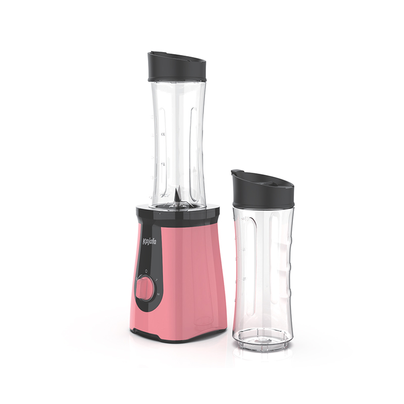 BL-358B-P2 Kraftfull smoothiemixer med 2 bärbara flaskor 2 hastighetskontroll och pulsfunktion, personlig mixer för shakes och smoothies