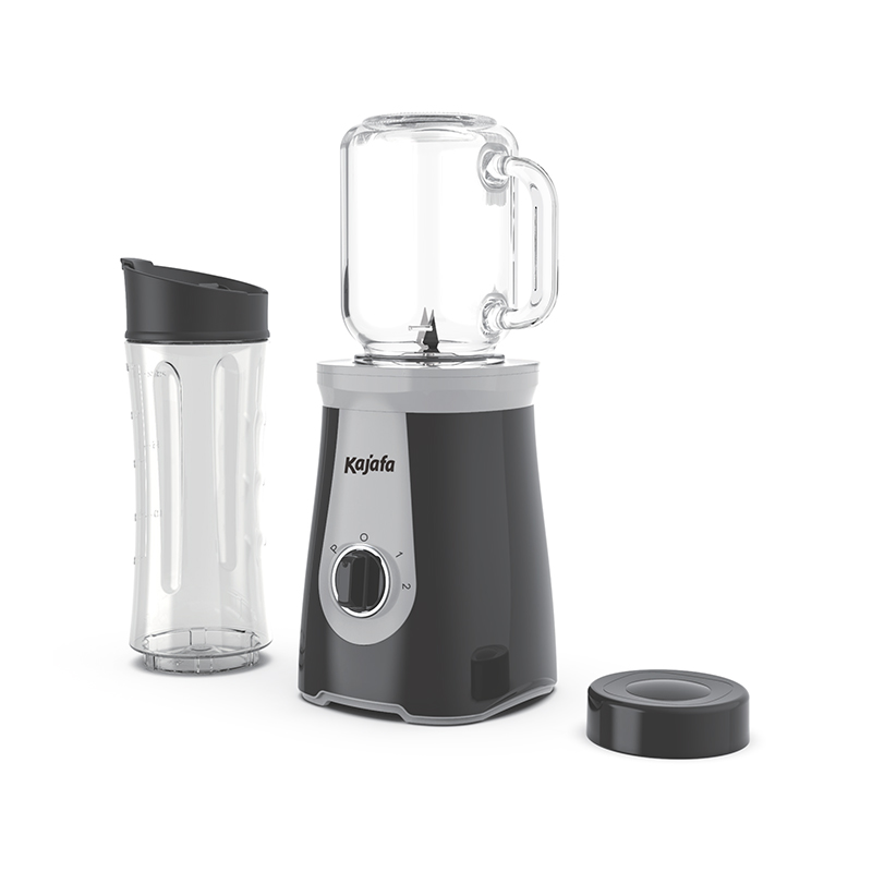 BL-358B-P3 Smoothiemixer med vassa blad, personlig minimixer för shakes och smoothies med 2 justerbara hastigheter, mixer för kök med blandning, BPA-fri resekopp och 500 ml Mason Cup