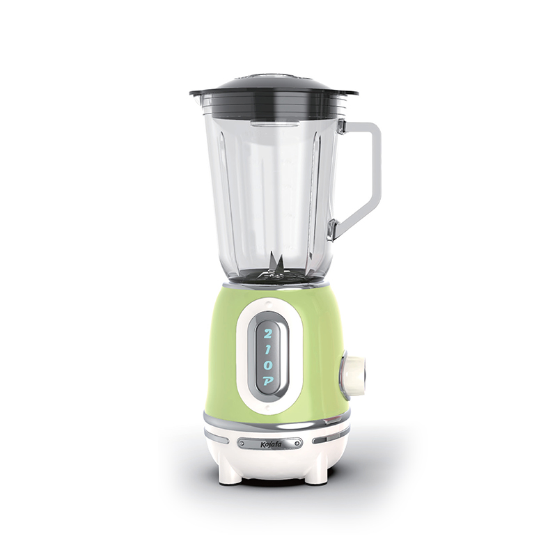BL489B-G Retro Food Blender Liquidiser Blender för kök - Smoothiemaskin med 1,0 L glaskanna - Mixer Mixer för Milkshake, Soppa, Frukt, Juice & Smoothies