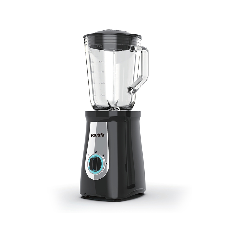 BL-358B-G Elektrisk mixer Smoothie Maker, Kann Blender, Rostfria stålblad, 2 hastighetskontroll med pulsfunktion, 1,0L glasburk