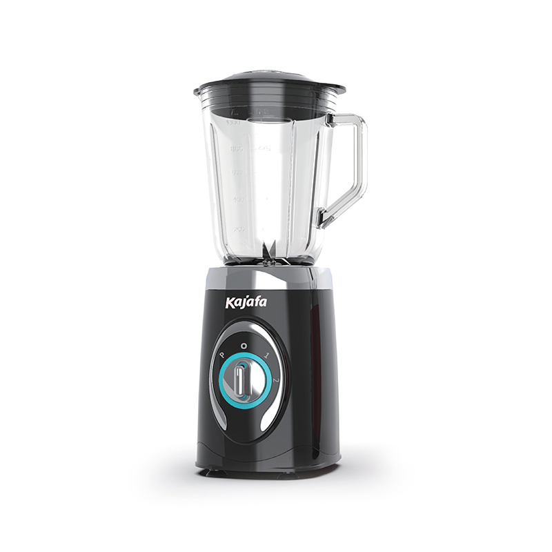 BL-369B-G Elektrisk mixer Smoothie Maker, Kann Blender, Rostfria stålblad, 2 hastighetskontroll med pulsfunktion, 1,0L glasburk