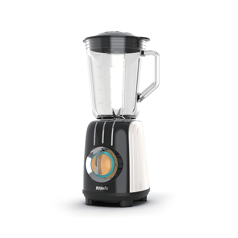 BL485B-G retrostil 2 hastigheter med pulskontroll, med 1000 ml glasblandningsburk och blad i rostfritt stål, bänkblandare, personlig mixer med hög effekt