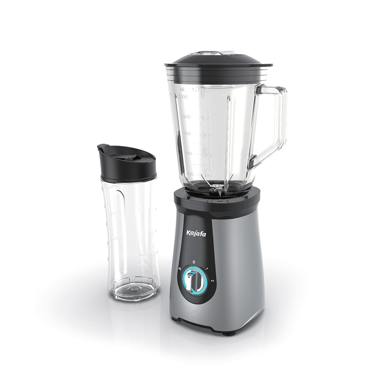 BL-385B-G Smoothieblender med vassa blad, personlig minimixer för shakes och smoothies med 2 justerbara hastigheter, mixer för kök med blandning, BPA-fri resekopp och glaskanna