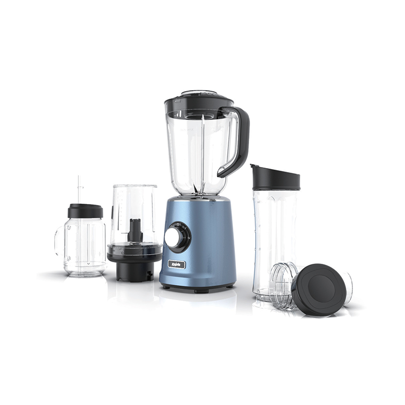 BL565ABE-P mixermixer, multifunktionell 1,0 l höghastighets smoothiemaskin och iskross, med 600 ml portabel minimixer och matberedare för juicepress
