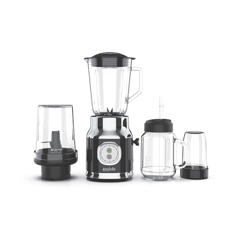 BL389ABE-G 1 liters bordsmixer med kvarn, pulsinställning, automatisk rengöringsfunktion
