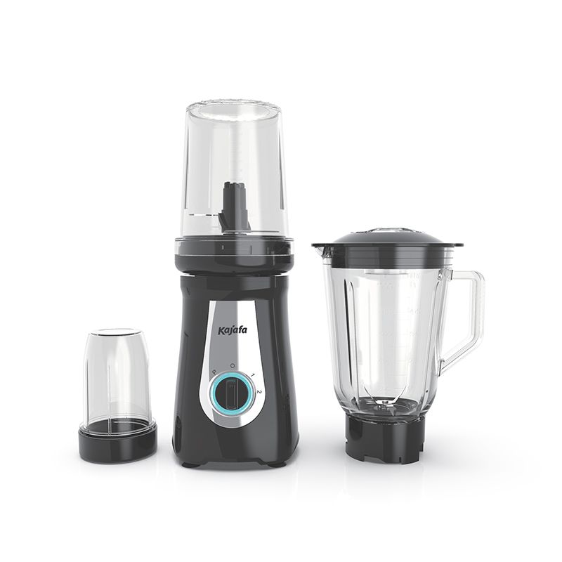 BL-358ABE-G Blender Smoothie Maker, 3 i 1 High Speed ​​Blender med 1,0 L glaskanna, multifunktionell matberedare och kvarn för frysta frukter, grönsaker och kaffebönor
